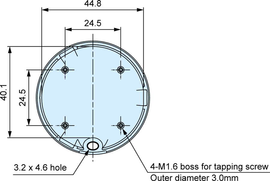 Flat cover (Internal view)