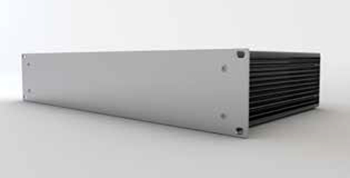 MGSI 19-inch plug-in box with cooling fins