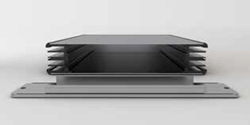 MGSI desktop enclosure 217 mm with cooling fins